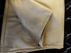 Beige Double-Sided Plush Velvet Bed Runner / Bed Throw / Bed Scarf  Luxury Fabric for Home or Hotel Use.