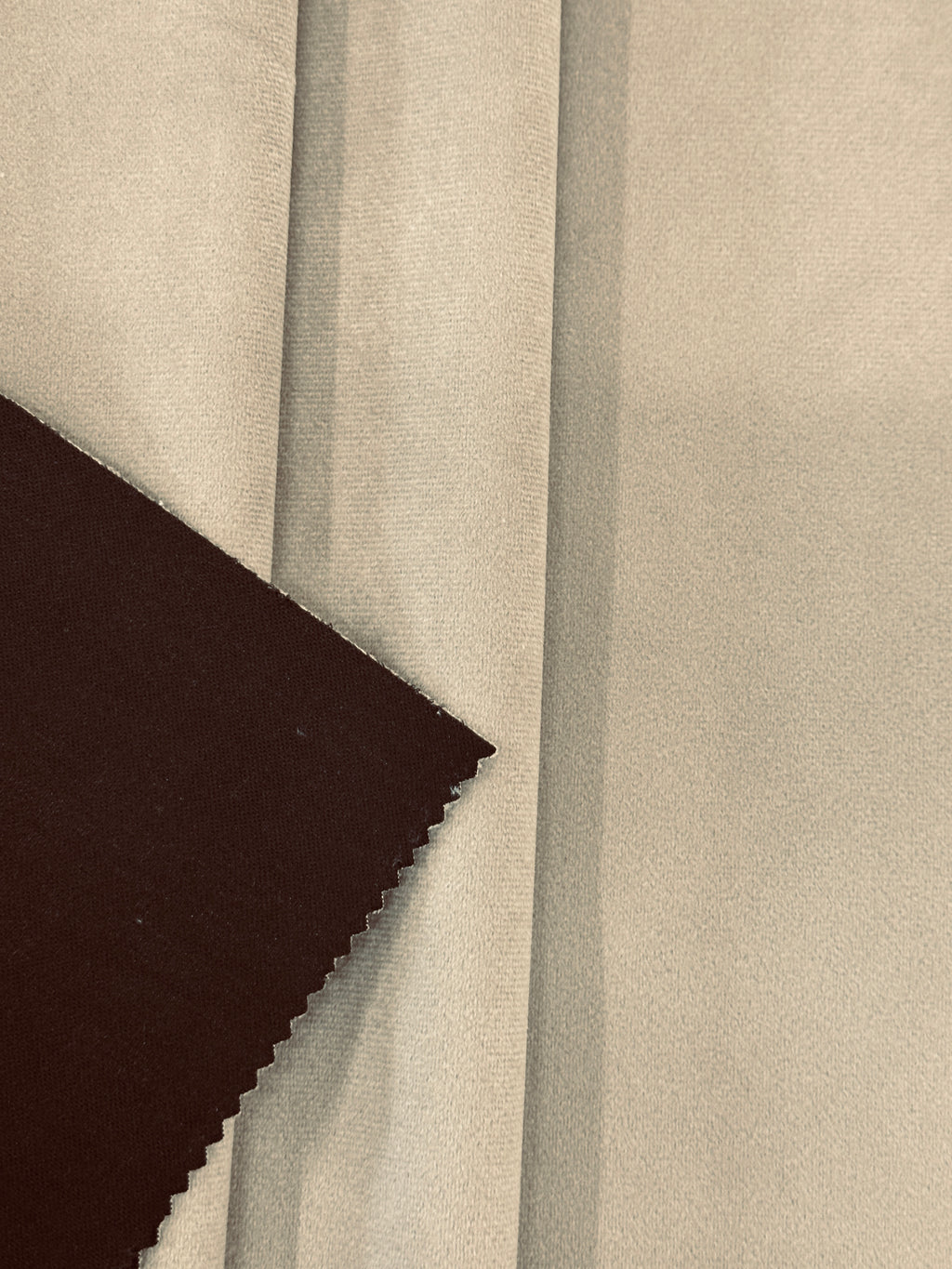 Coffee Plush Velvet Fabric High Quality Soft Material For Upholstery,Craft By Meter