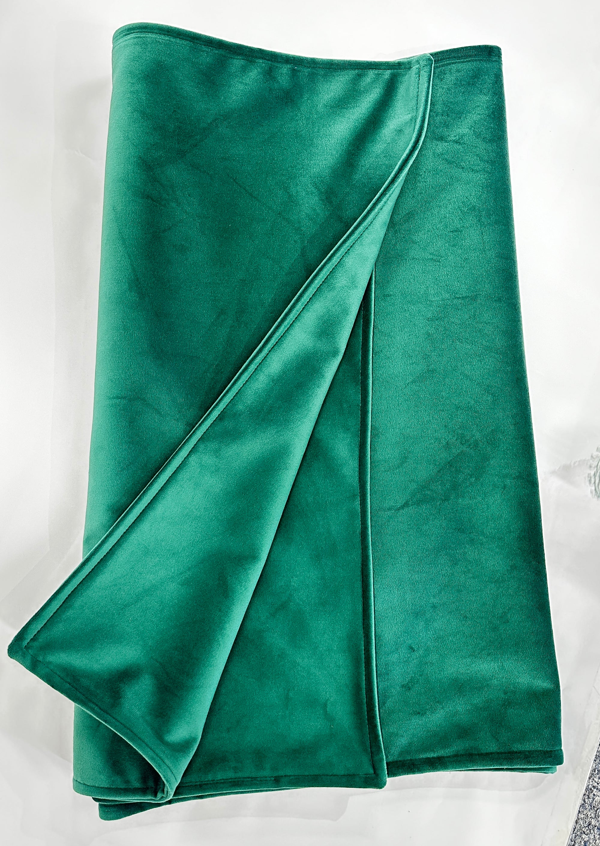 Plush Velvet Bed Runner Double-Sided/ Bed Throw / Bed Scarf  Luxury Fabric for Home or Hotel Use.