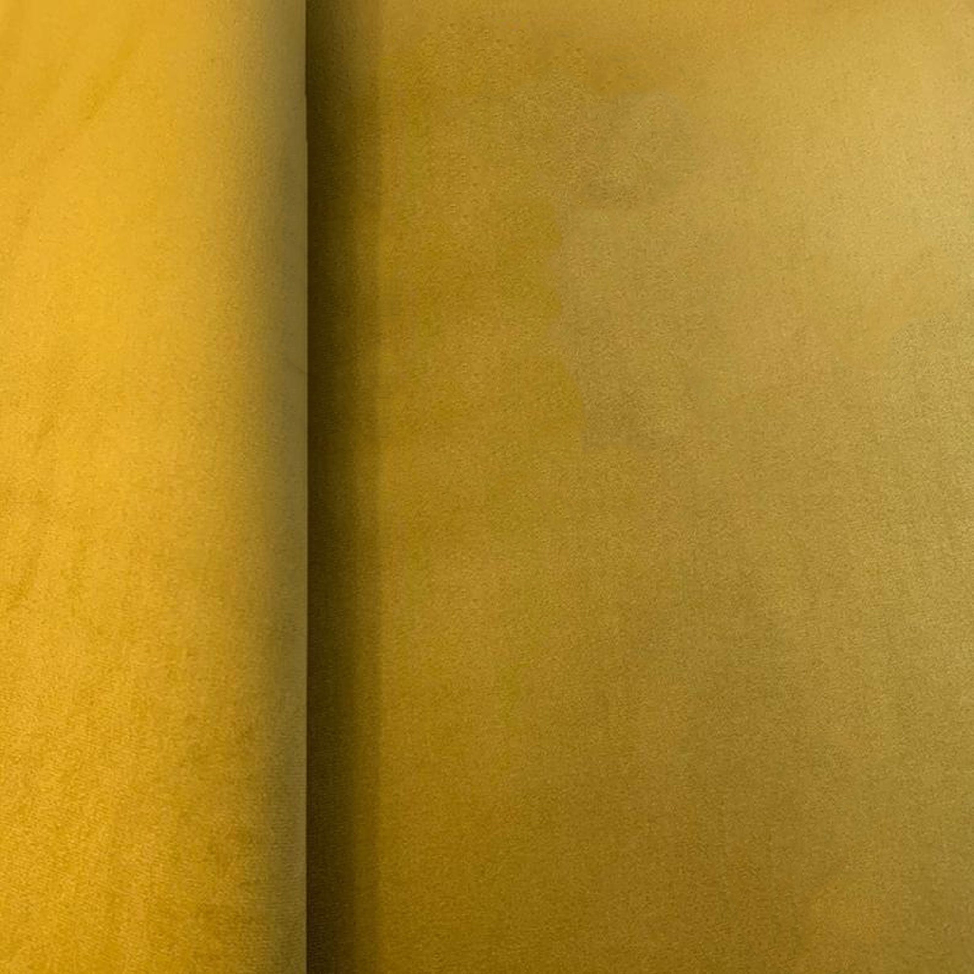 Mustard Double-Sided Plush Velvet Bed Runner / Bed Throw / Bed Scarf  Luxury Fabric for Home or Hotel Use.