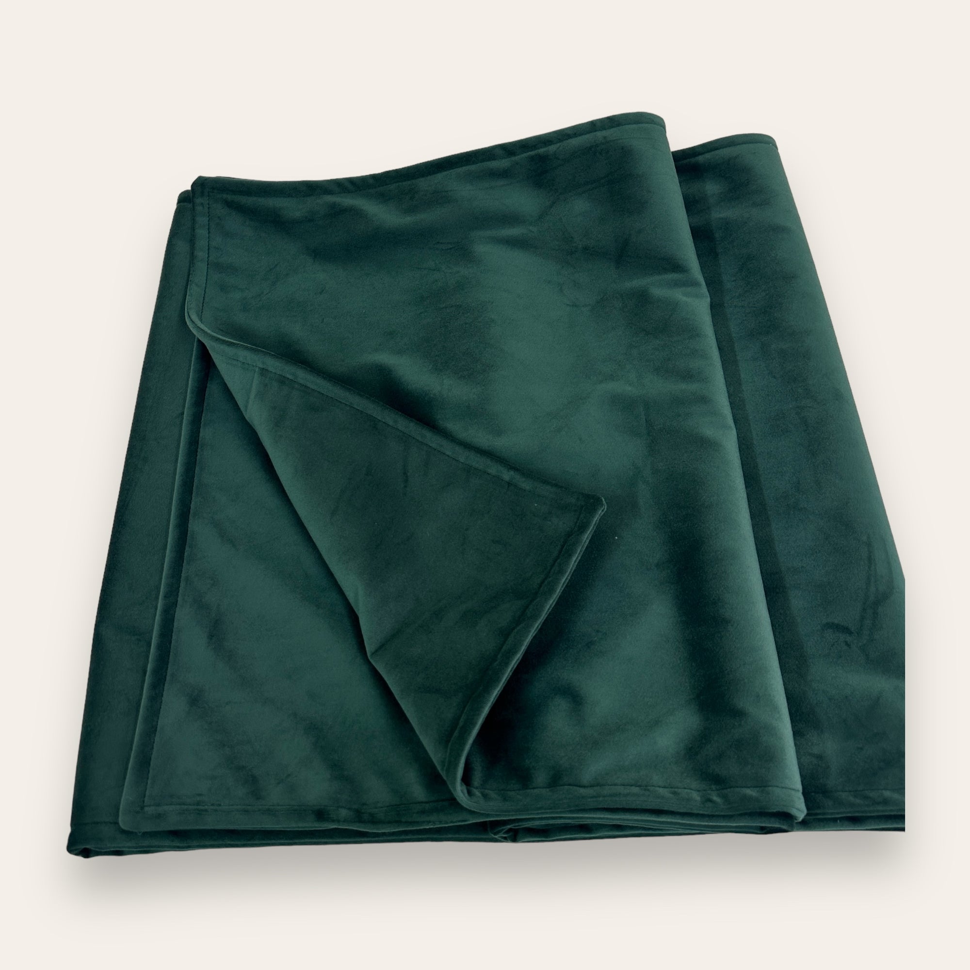 Plush Velvet Bed Runner Double-Sided/ Bed Throw / Bed Scarf  Luxury Fabric for Home or Hotel Use.