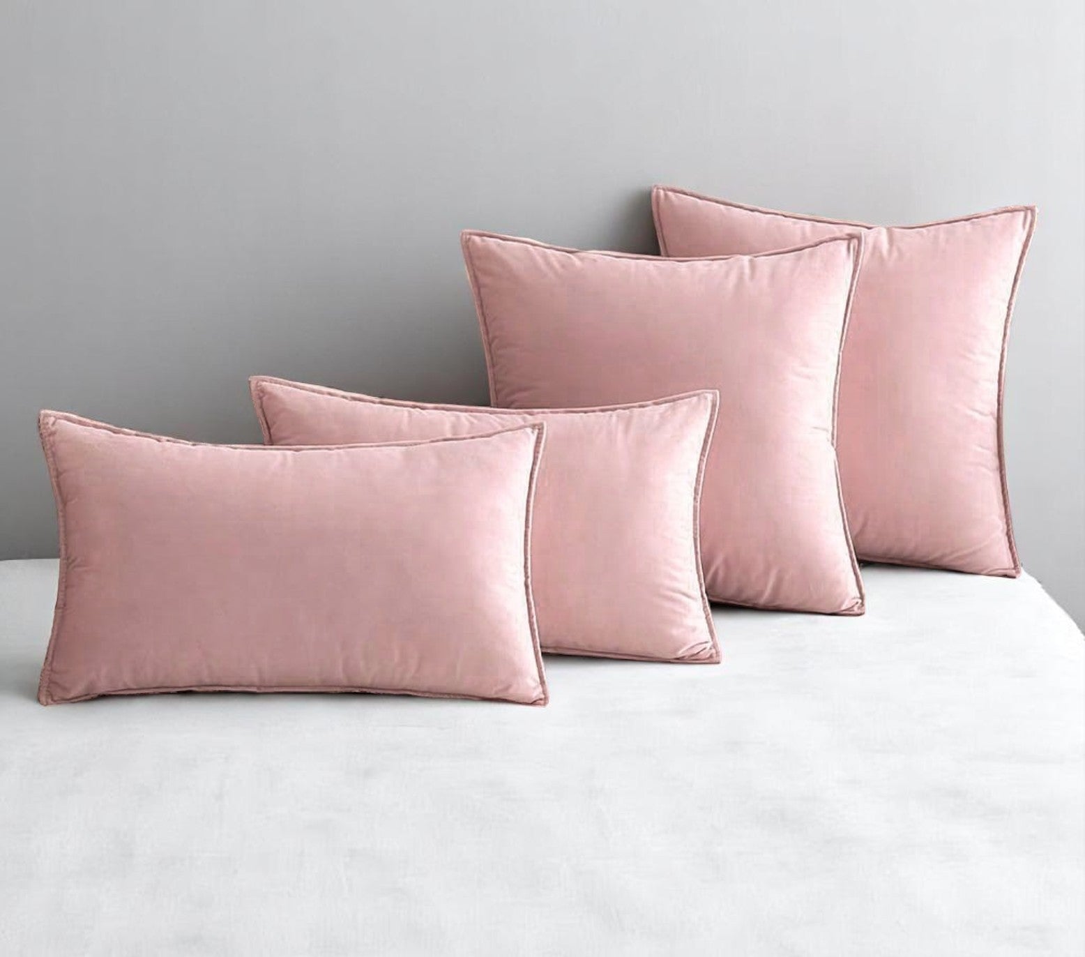 Luxury Pink Velvet Cushion