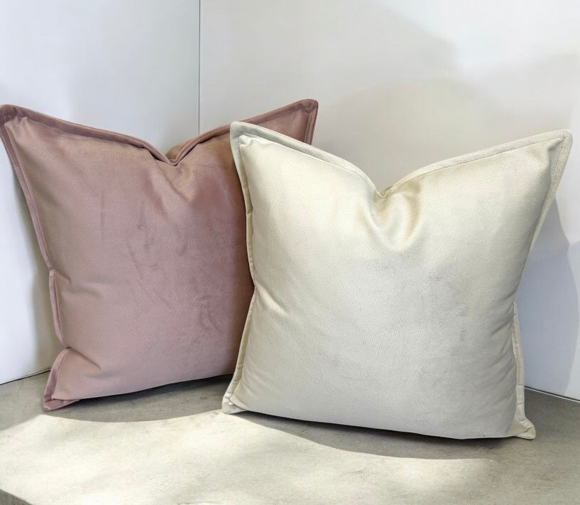 Luxury Pink Velvet Cushion