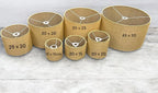 Natural hessian Light shades for ceiling , table and floor drum lampshade.